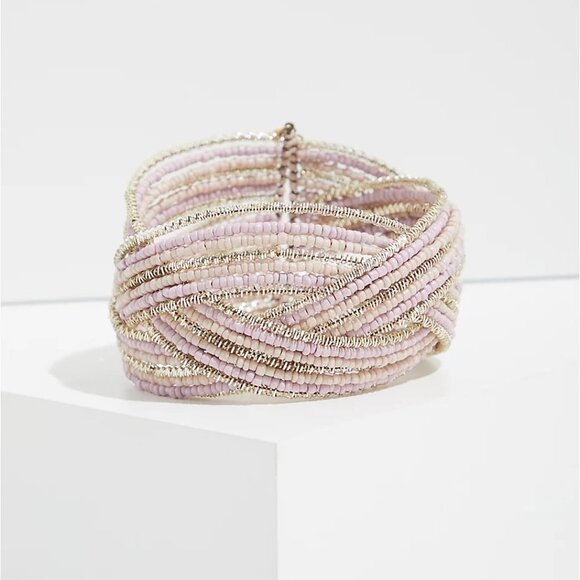 torrid Jewelry - 🆕SILVER-TONE BEADED CRISSCROSS CUFF